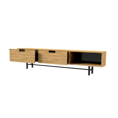 Szafka RTV-54 Drewno Lite Dąb Loft Lakier Rozmiary od 100 cm do 200 cm PREMIUM